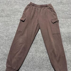 Universal Thread Pants Womens XS Cargo Jogger Fleece Sweatpants Pocket Cozy